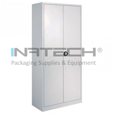 Метален шкаф CEHA, сив, 92 x 42 x 195 см Ширина 920 мм, Дълбочина 420 мм, Височина 1950 мм, Брой рафтове 4, Максимално тегло/рафт 45 кг