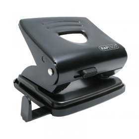 Perforator metalic Rapesco, 25 coli, negru-Perforatoare