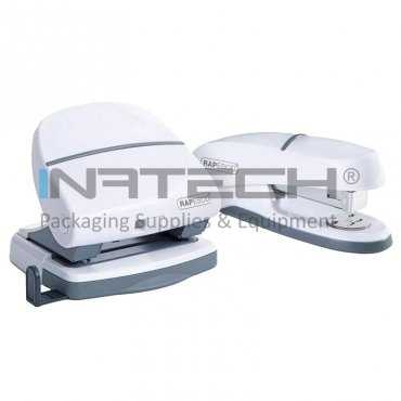 Set capsator Rapesco P20 + perforator Rapesco P30 Utilizeaza capse 24/6 mm sau 26/6 mm, Perforeaza pana la 30 de coli, Nr de coli capsate pana la 20 de coli, Цвят Бял