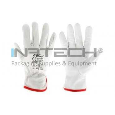 Manusi de lucru 4DRIVER Marime 10/XL, Композиции piele de capra, Greutate 37GR/Manusa gr, Цвят Piele alba