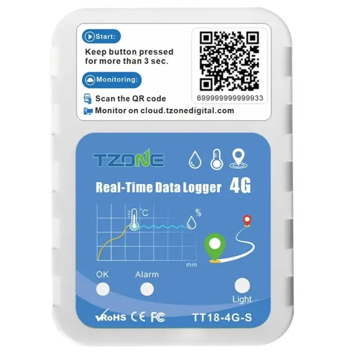 Temperature Monitoring - TT18-4G-S-Ambalaje Termoizolante Cu Temperatura Controlata