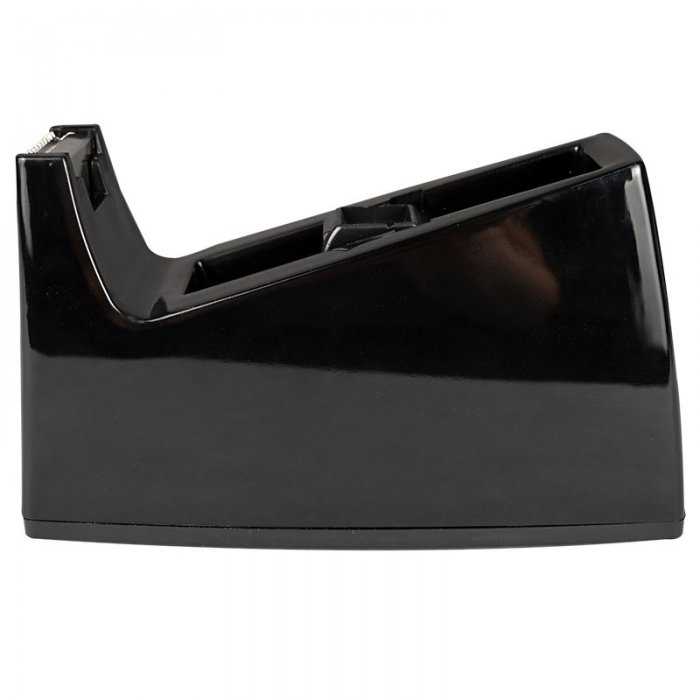 Dispenser cu Nisip pentru Banda Adeziva Rapesco, 19 mm x 33 m, Negru-Dispensere Benzi Adezive