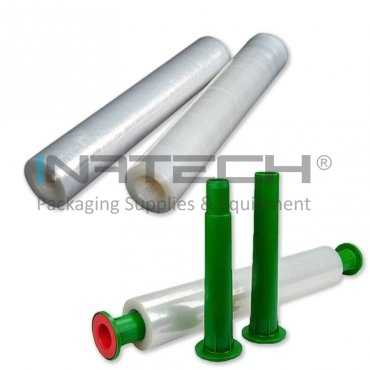 Пакет 6 ролки стреч фолио + Диспенсър от пластмаса