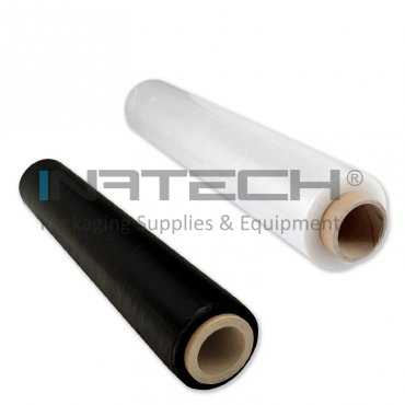 Pachet 6 role Folie Stretch Transparent + 6 role Folie Stretch Negru