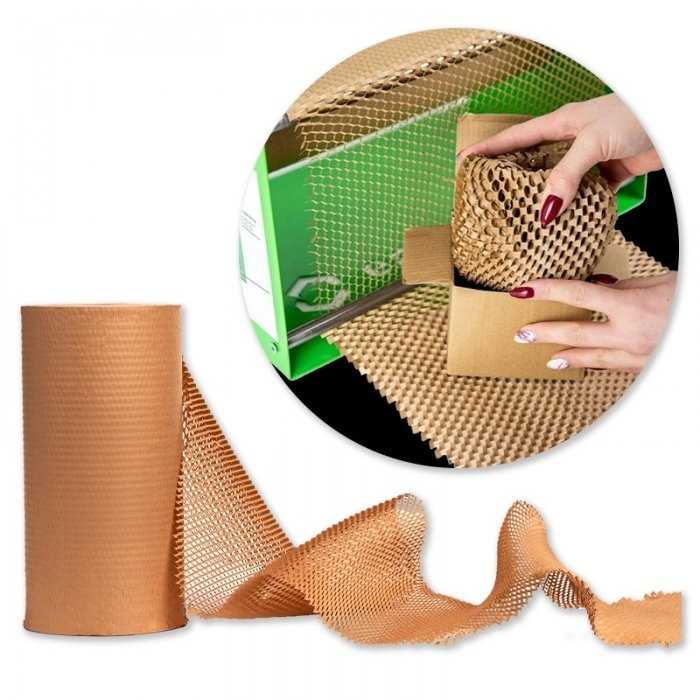 Pachet Dispenser Hartie Honeycomb + Rola Hartie Kraft Honeycomb + Cutie Autoformare CO3, 360 x 280 x 60 mm-Pachete PROMO