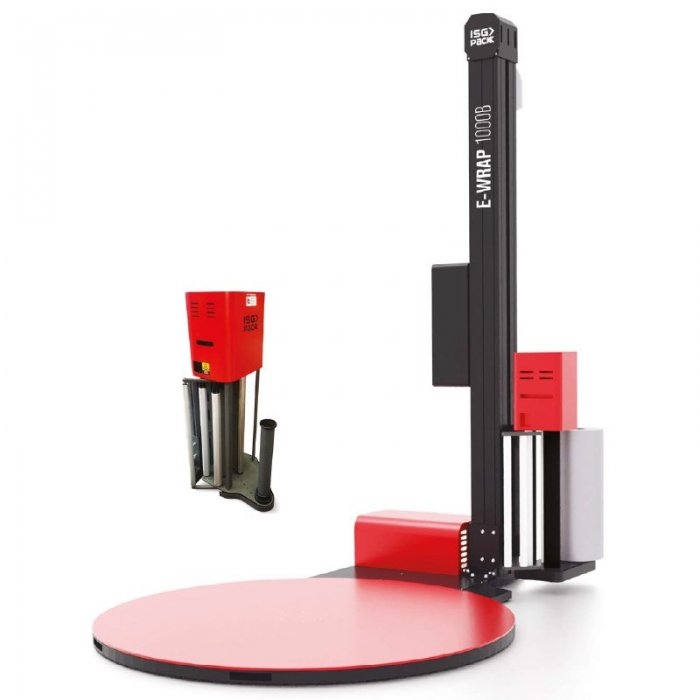 copy of Masina De Infoliat Paleti E-Wrap 1000A Dimensiune Palet 800 x 1200 mm, Greutate Palet 1500 kg, Inaltime Palet 2200 mm, Functie Grup Preintindere
