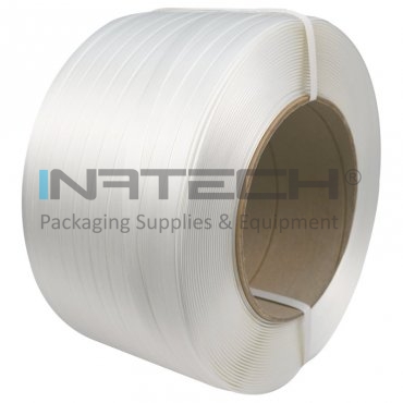 copy of Banda PES Netesuta Compozit, Alb, 16 mm x 850 m, 450 kg, Tub 200 mm Lungime 650 m, Latime 19 mm, Rezistenta 600 kg, Цвят Бял, Diametru Tub 200 mm