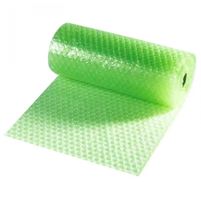 Folie Cu Bule Mari Eco Friendly Latime 400 mm, Lungime 50 m, Grosime 120 my, Culoare Verde-Folie Cu Bule De Aer Mari